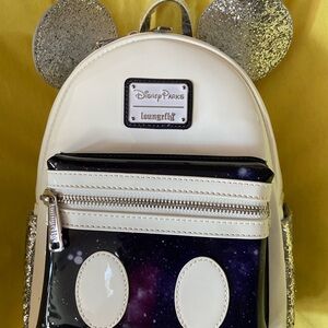Disney Mickey Main Attraction Space Mountain Backpack Jan NWT.